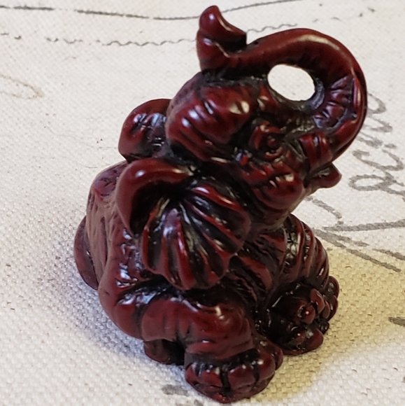 Rare vintage 2 piece lot of elephants, EUC, lots - Picture 2 of 5